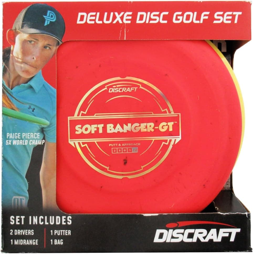 Discraft Deluxe Disc Golf Gift Set - Black Bag