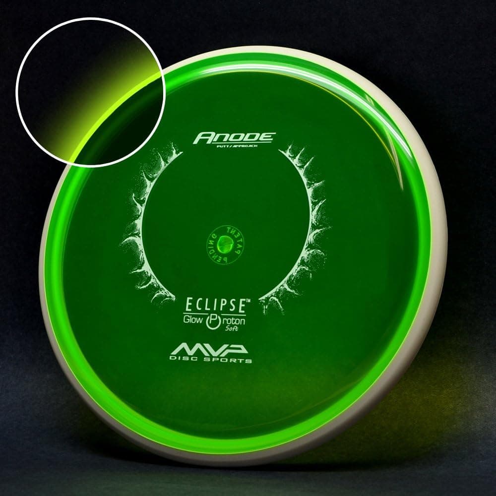 MVP Disc Sports Eclipse Glow Anode (Soft) Disc Golf Putter (Colors May Vary)