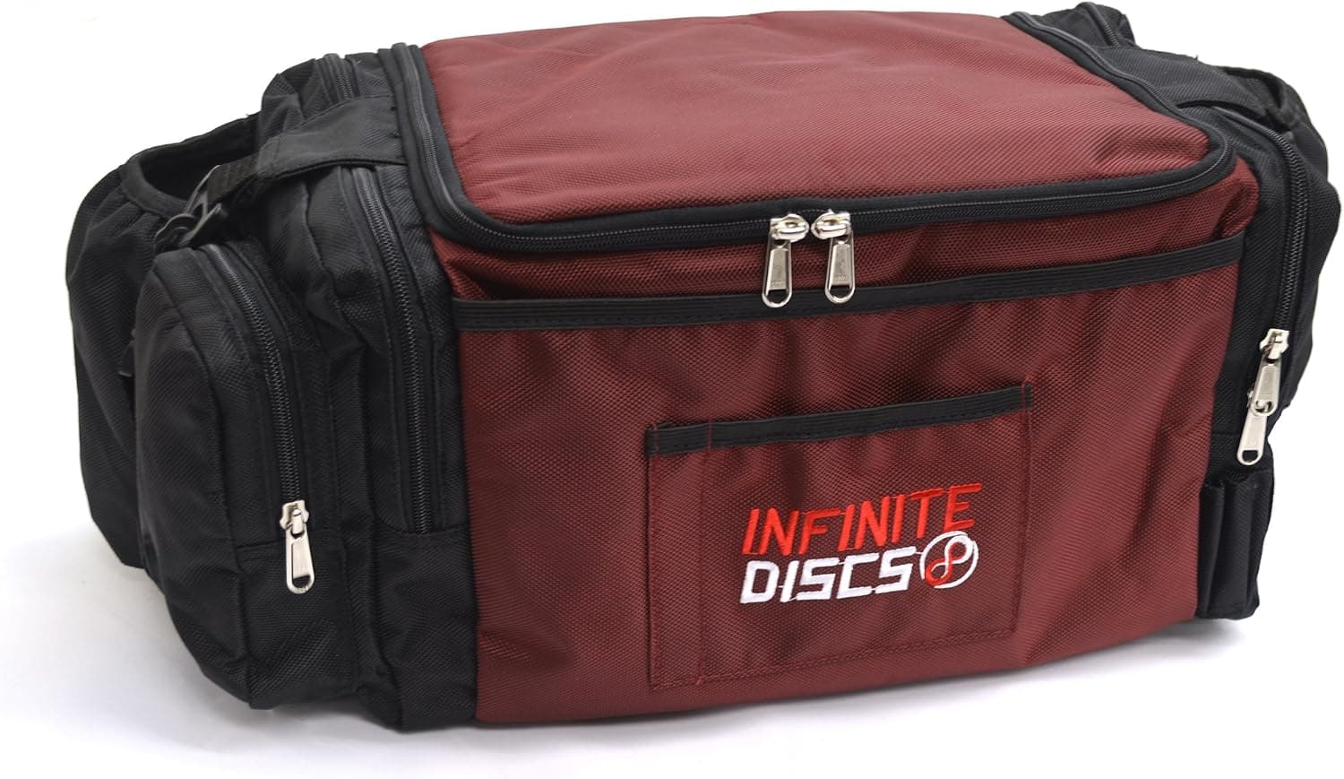 Infinite Large Disc Golf Bag (Burgundy/Black)