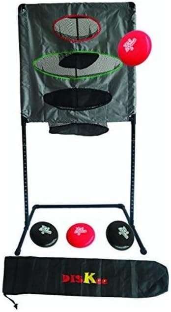 Diskee by Kid Agains - 2 Games in One - Mini Disc Golf and 21 Backyard Game