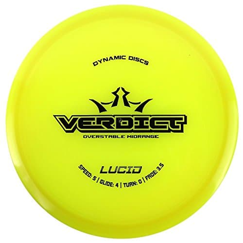Dynamic Discs Lucid Verdict Midrange Golf Disc [Colors May Vary] - 173-176g