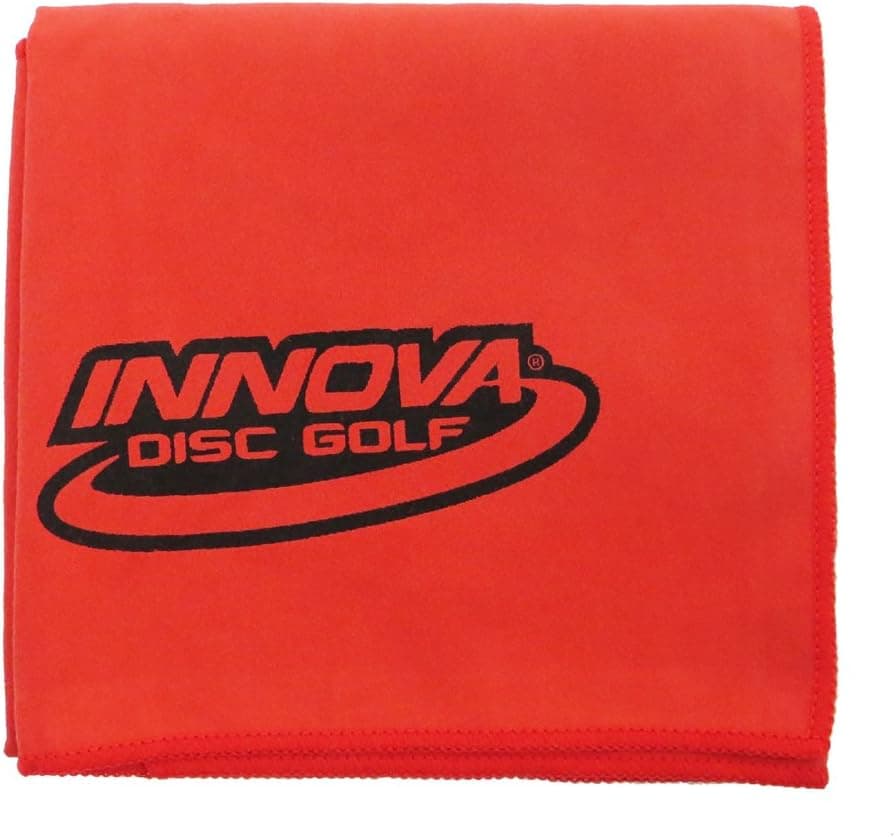 INNOVA DewFly Microsuede Disc Golf Towel (Red)
