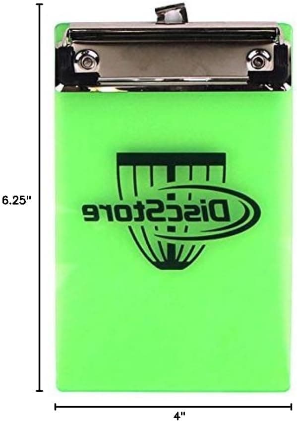 Disc Golf Mini Scorecard Clipboard - Scorecard Included
