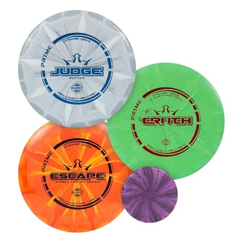 Dynamic Discs Prime Burst Disc Golf Starter Set, 3-Pack, Escape, Truth