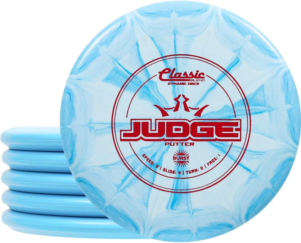 Dynamic Discs Classic Judge Disc Golf Putter Pack (5-Pack)