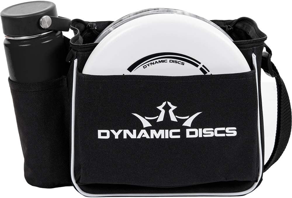 Dynamic Discs Cadet Disc Golf Bag - Introductory Lightweight and Durable Bag, 10-12 Disc Capacity, Black