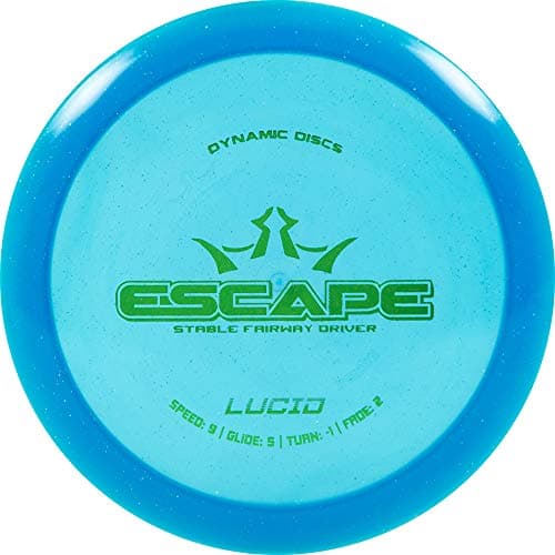 Dynamic Discs Lucid Escape, Slightly Overstable Fairway Driver, Blue, 170g