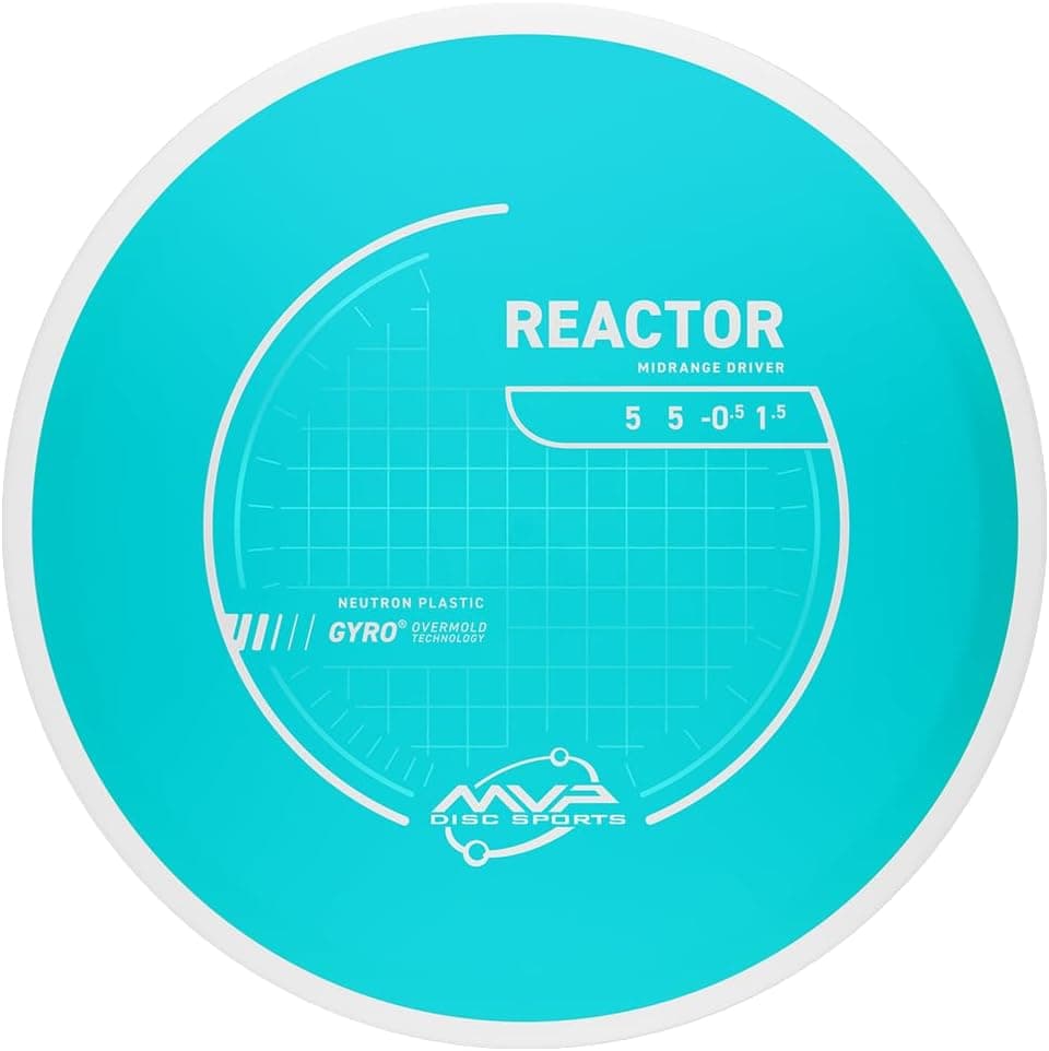 MVP Disc Sports Neutron Reactor Disc Golf Midrange (170-175g / Colors May Vary)