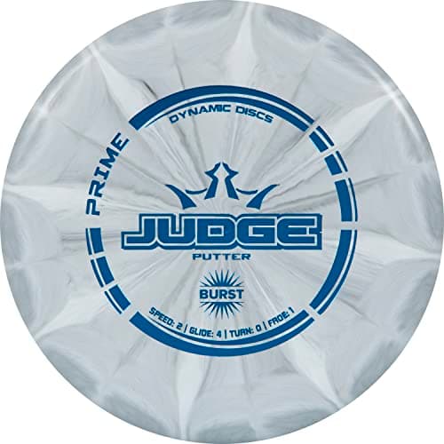 Dynamic Discs Prime Burst Judge, Stable Disc Golf Putter, Gray, 170g