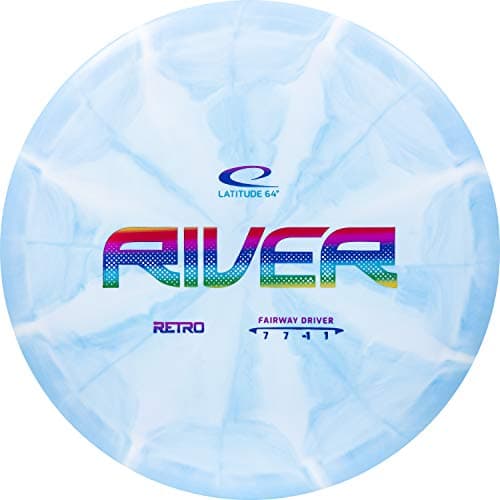 Latitude 64 Retro Burst River, Straight Fairway Driver, Blue, 170g