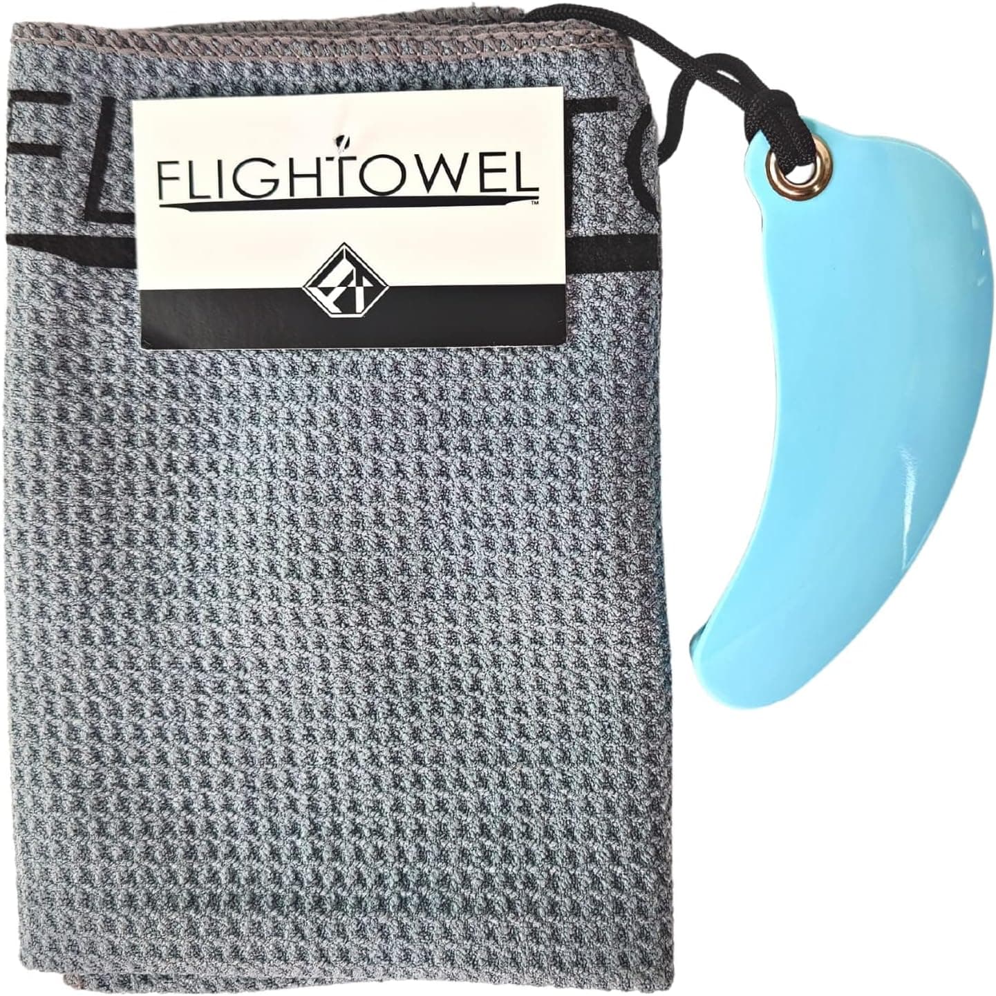 FlighTowel Disc Golf Towel - Warm-up Towel Made from an Innova Destroyer, Prevent Injuries and Gain Strength (Right-Handed)