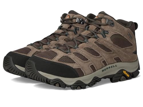 Merrell Men's Moab 3 Mid Waterproof Hiking Boot, Boulder, 10.5
