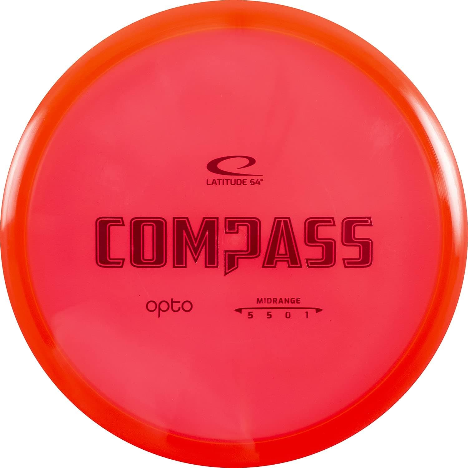 Latitude 64 Opto Compass Disc Golf Midrange Disc, Stable Frisbee Golf Midrange, 170g Plus