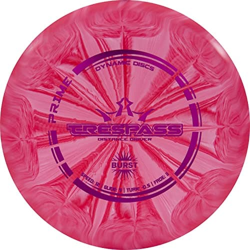 Dynamic Discs Prime Burst Trespass, Overstable Distance Driver, Red, 175g