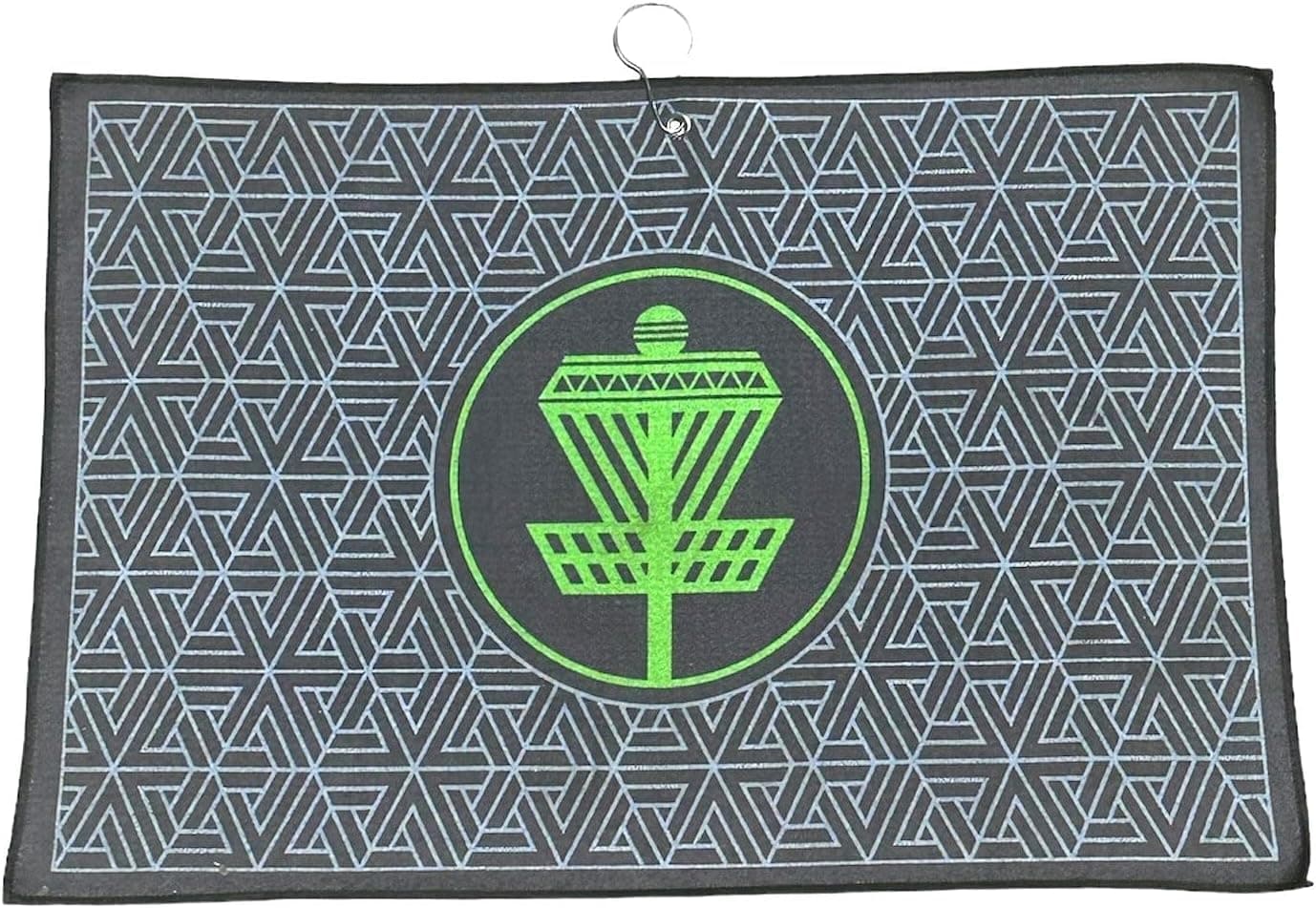 Disc Golf Towel - Highly Absorbent Quick Dry Microfiber with Grommet and Clip, 15x23 in (OG Mando)