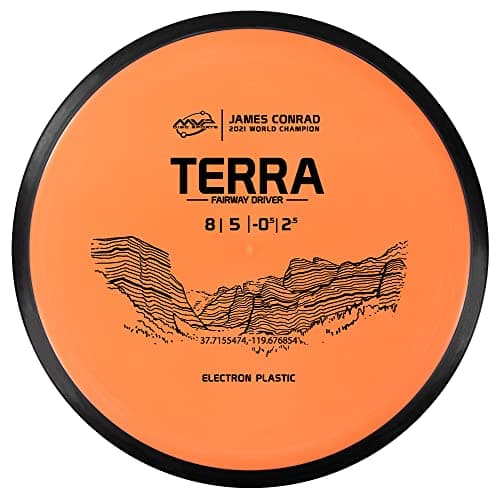 MVP Disc Sports Electron Terra James Conrad Edition Disc Golf Fairway Driver (170-175g / Colors May Vary)