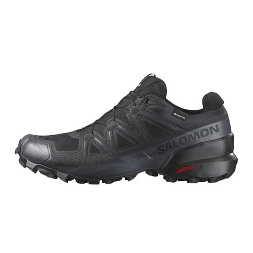 Salomon Men’s Speedcross GTX, Waterproof Trail Running Shoes - Black/Black/Quiet Shade - 11 Medium