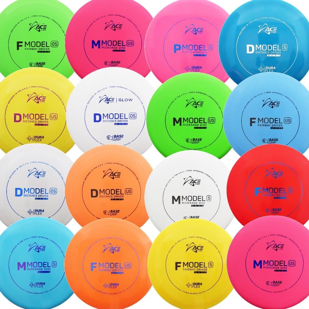 Prodigy Ace Line Disc Golf Set - Putters, Midranges, Drivers, 5 Pack