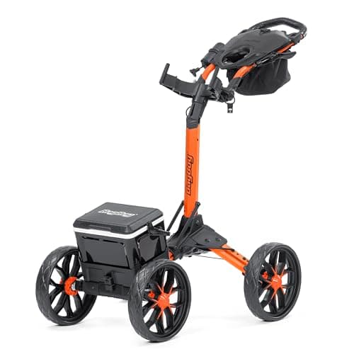 Bag Boy Disc Golf Quad Cart, Pro, Orange/Black