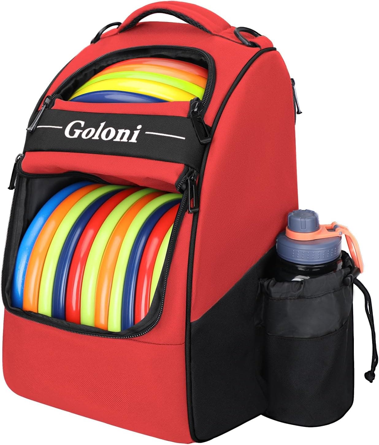 Disc Golf Bag Holds 23+ Discs - Durable Disc Golf Backpack with Cooler Compartment