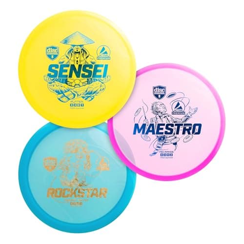Discmania Disc Golf Set, 3-Pack, Putter, Mid-Range, Fairway Driver
