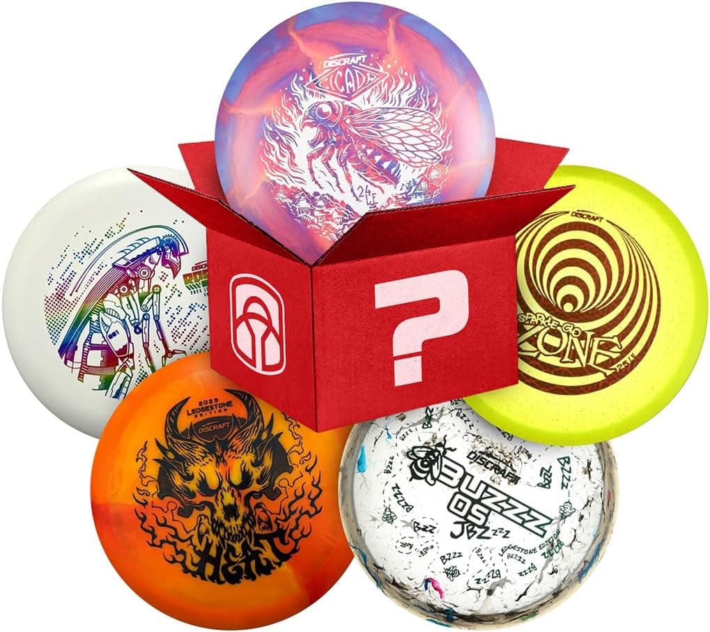 Ledgestone Disc Golf Mystery Box - 5 Disc Assorted Bundle