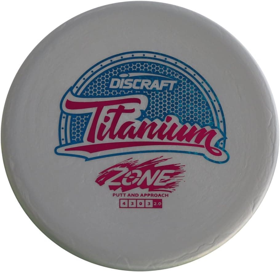 Discraft Titanium Zone Putt and Approach Golf Disc 160-166g