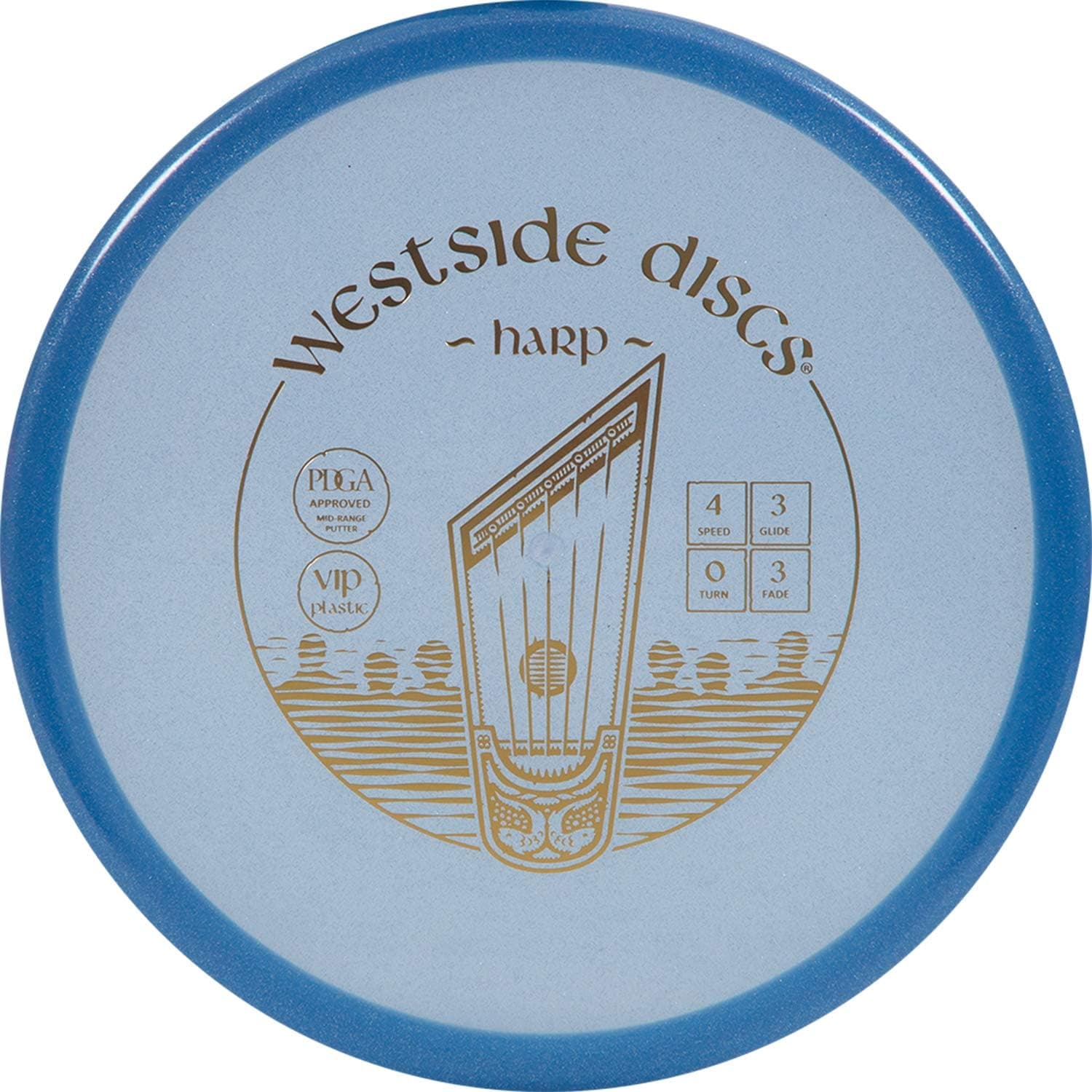 Westside Discs VIP Harp Disc Golf Putt and Approach Disc 176g Plus