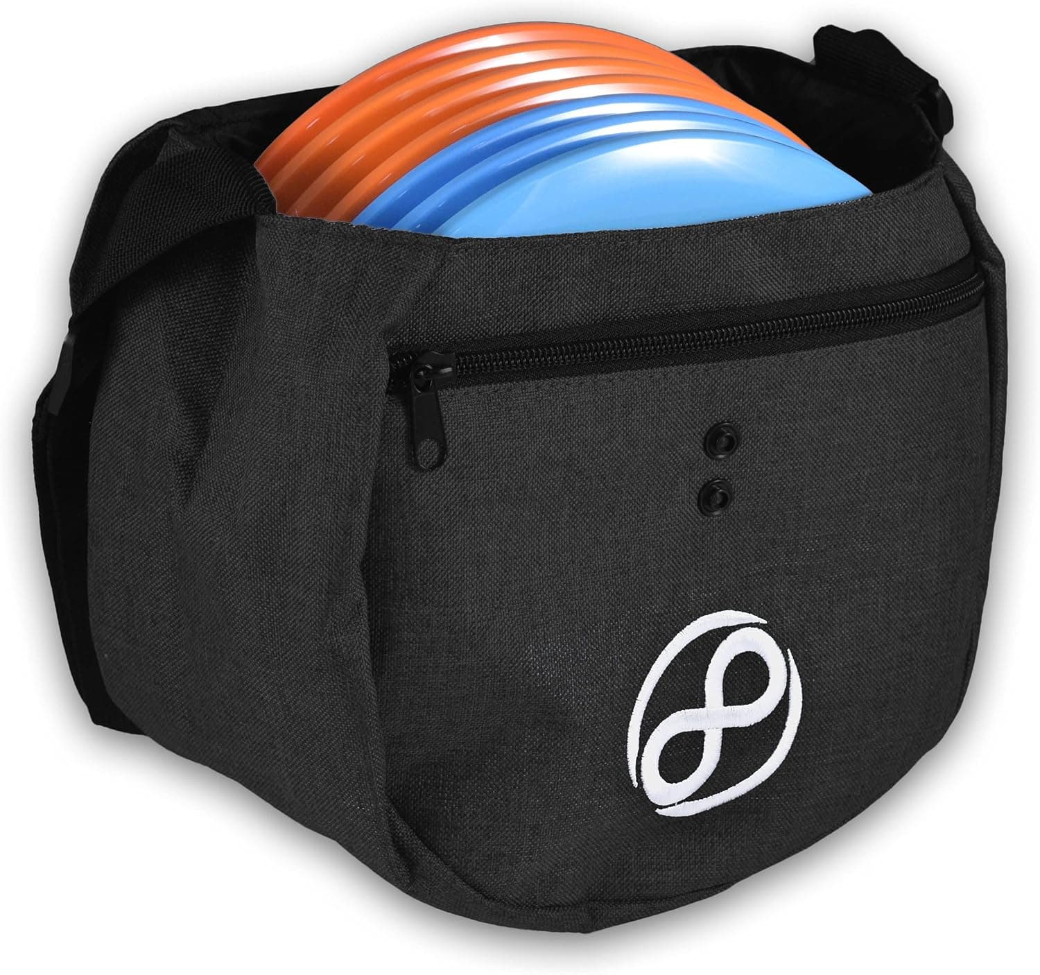 Infinite Discs Easy Bag - Disc Golf Starter Bag, Storage for 10 Discs (Blue)