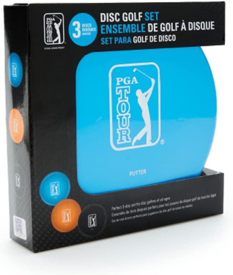 PGA TOUR 3 Disc Golf Starter Set, Multi-colored, One Size